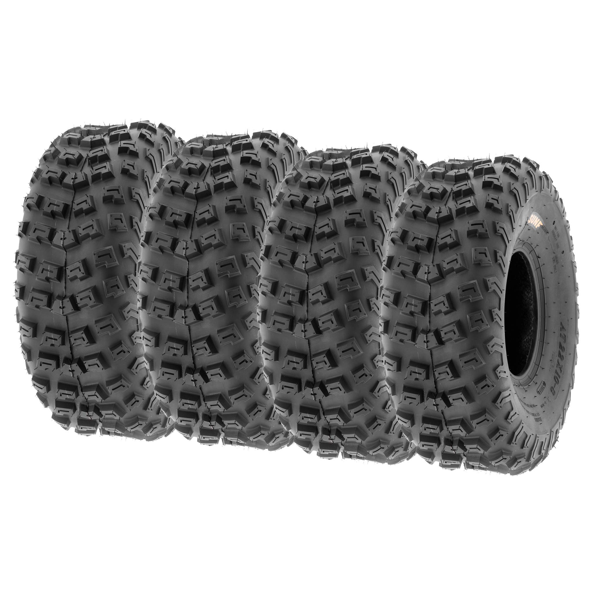 Amazon.com: SunF ATV Tires 22x10-8 22x10x8 Knobby 6 PR A030 - SET
